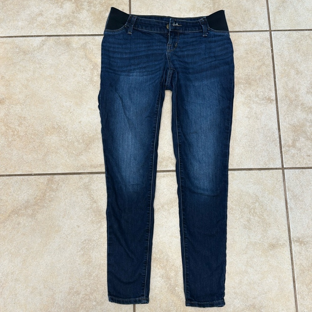 Isabel Maternity skinny dark blue